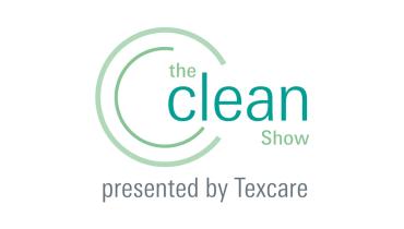 the clean show presented by texcare color logo web