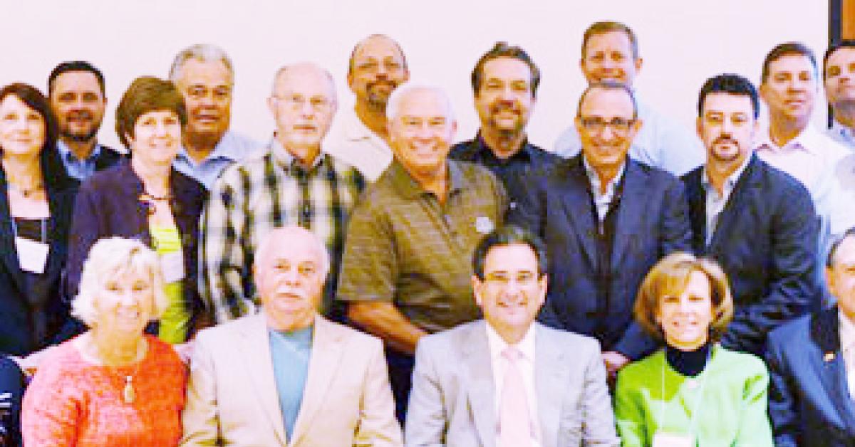 group photo of five-star conference