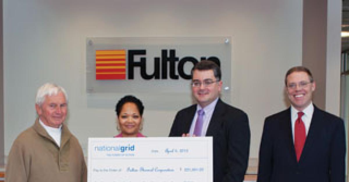 Fulton grant check photo