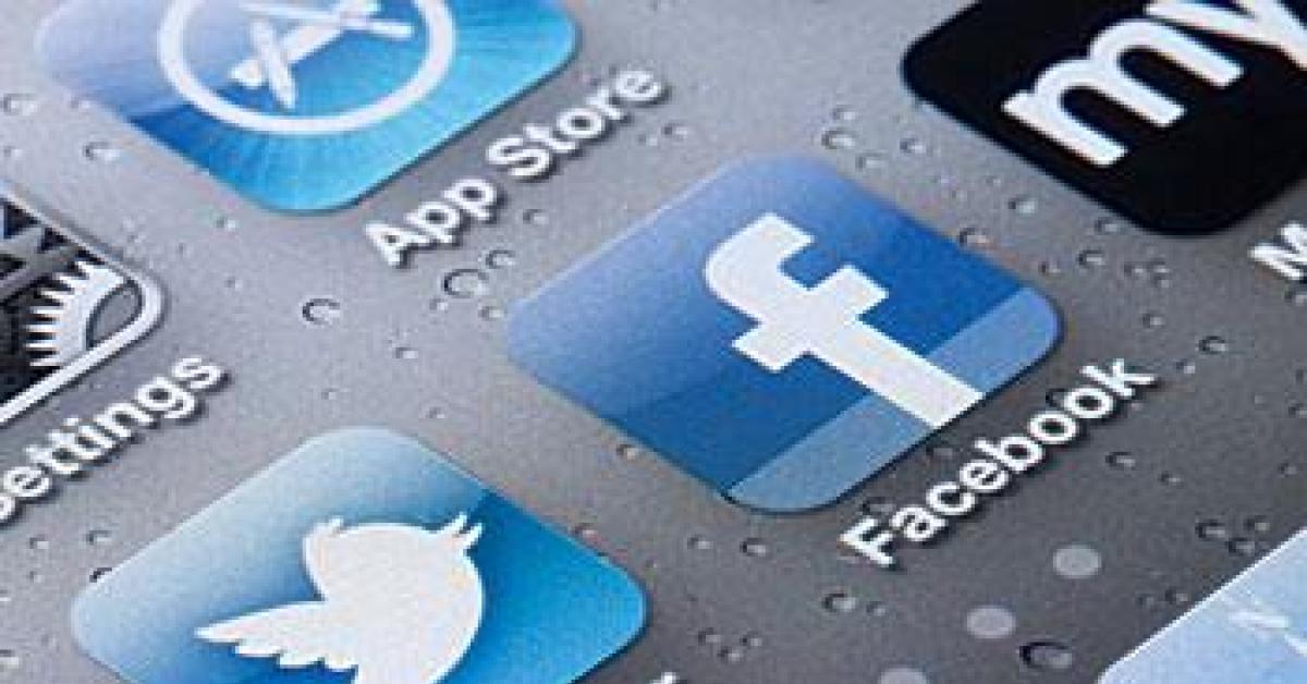 social media icons mobile