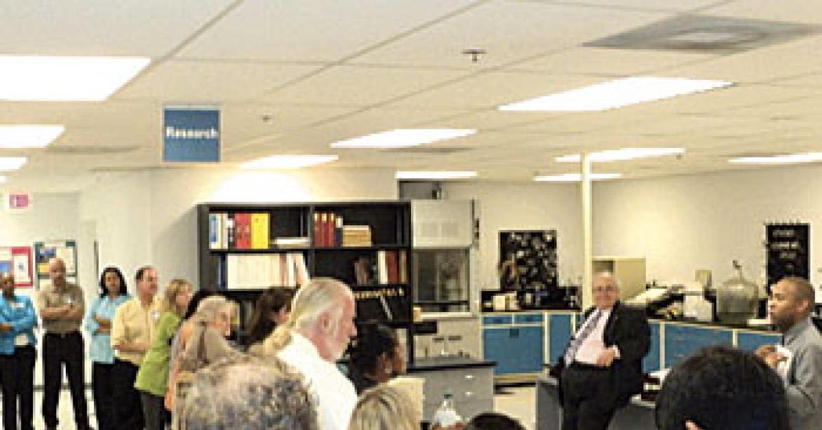 Solvent testing lab image