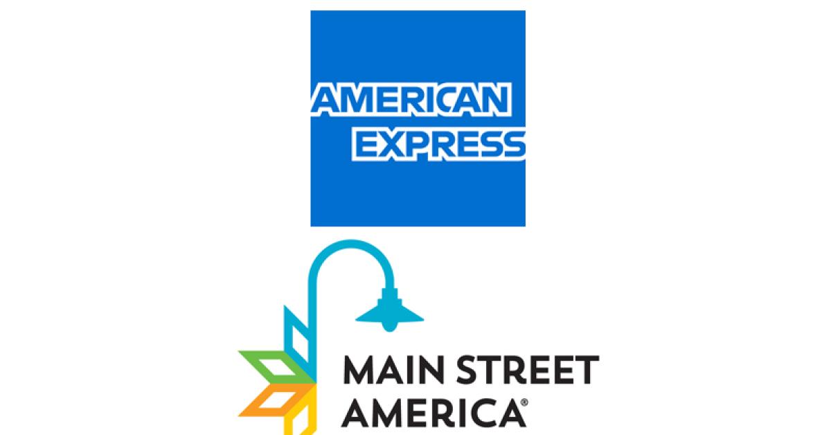 American Express and Main Street America logos