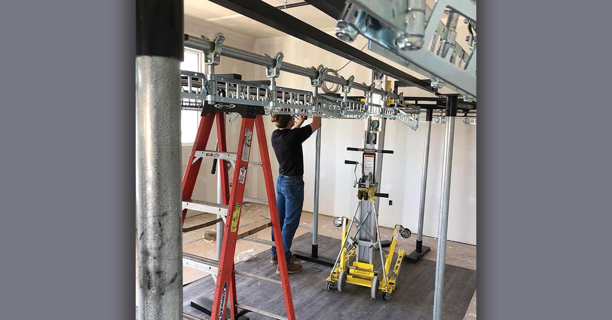 benzingers cleaners installing new conveyor at a new location opening soon img 3624 web