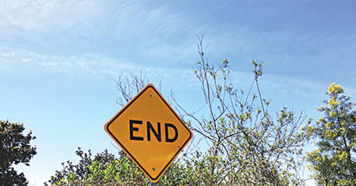 blue skies beyond the end sign web