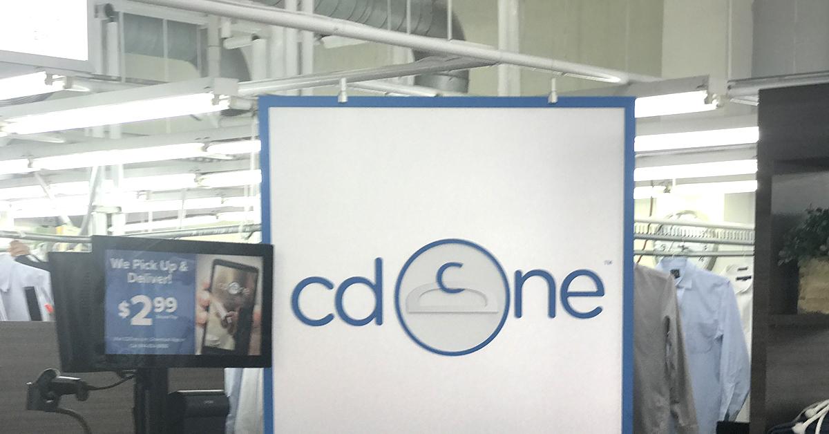 cd one price cleaners front counter