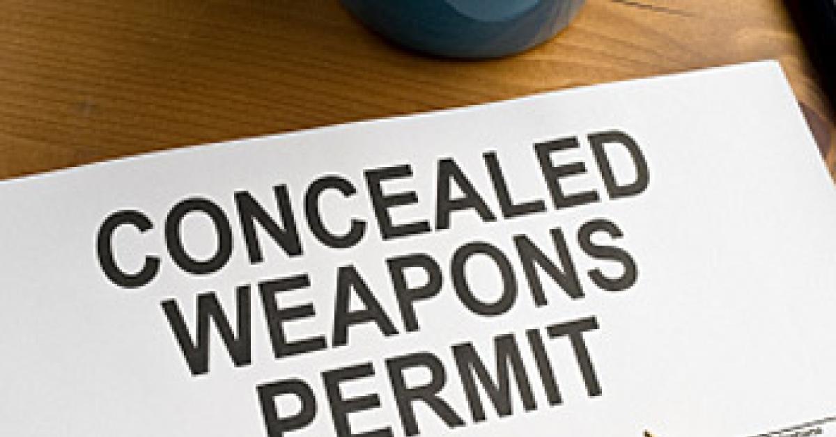 concealed weapon permit image