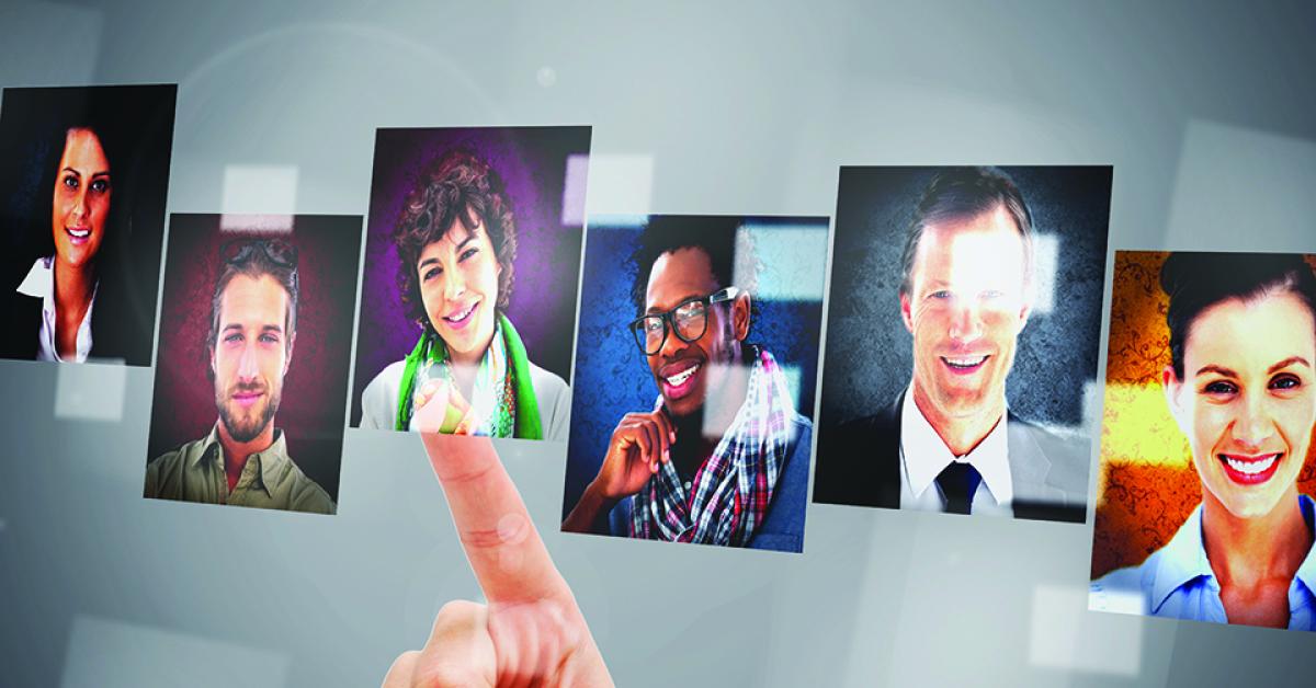 Picking potential employees from photos