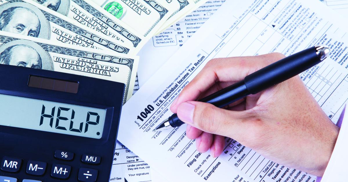 Tax preparation graphic