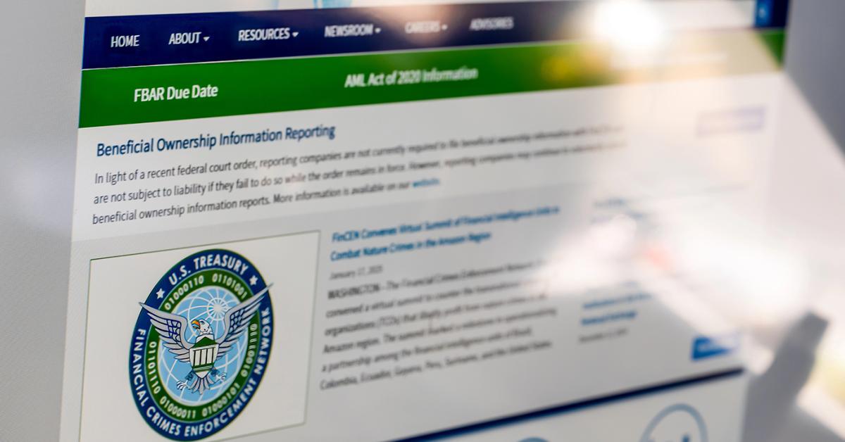 BOI Reporting No Longer Required of U.S. Companies, Persons