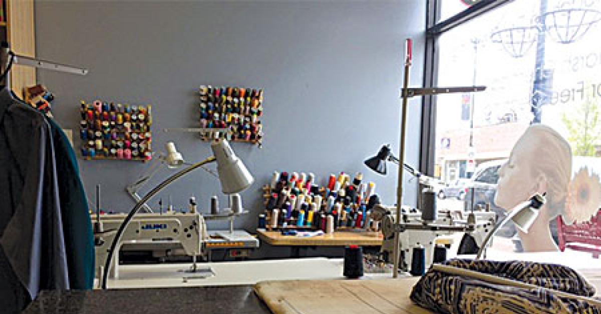 drive cleaning sewing area web