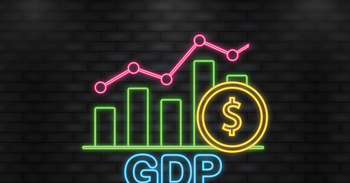 Premium Photo | The gold gdp and chart on chart background for business  concept 3d rendering