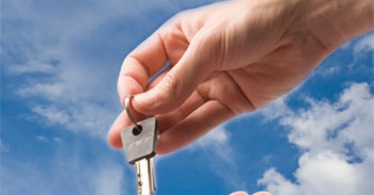 handing over the key 2