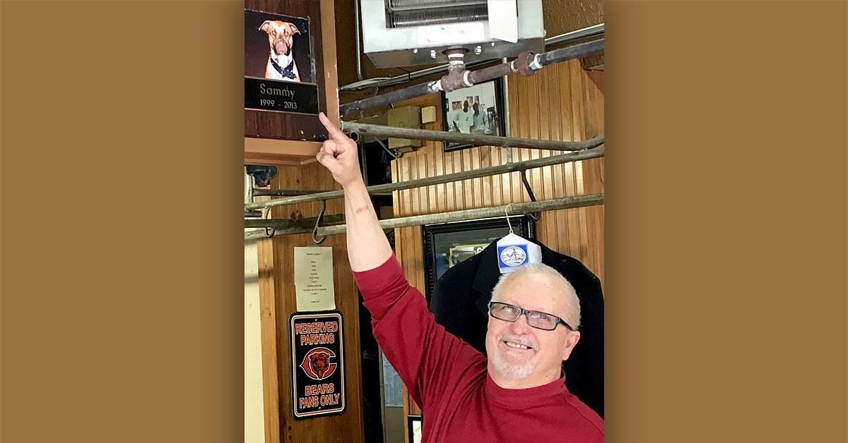 hollywood cleaners tims shot phil points to his dog sammy img 4307 web