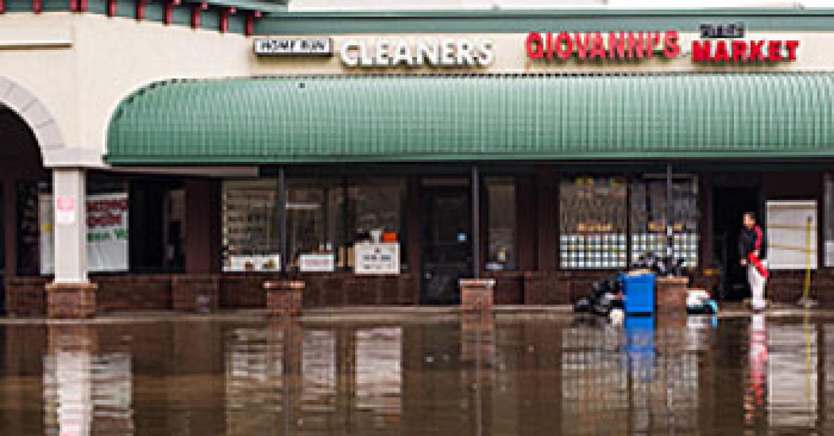 Hurricane Sandy damage