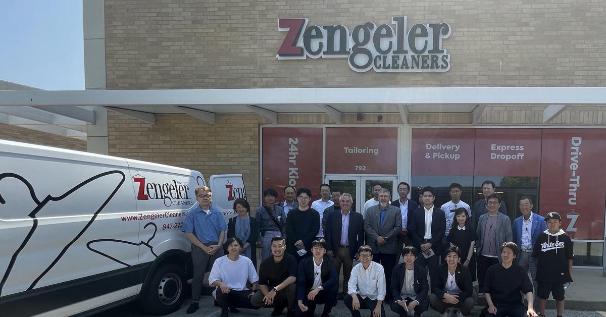 Four U.S. Dry Cleaners Host Japanese Contingent