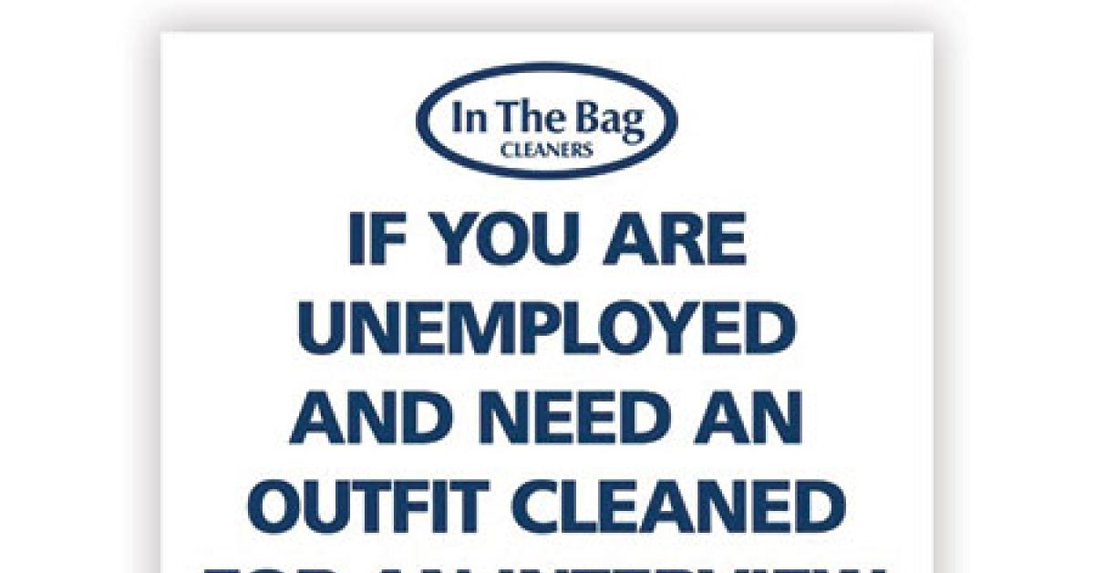 in the bag cleaners unemployed web