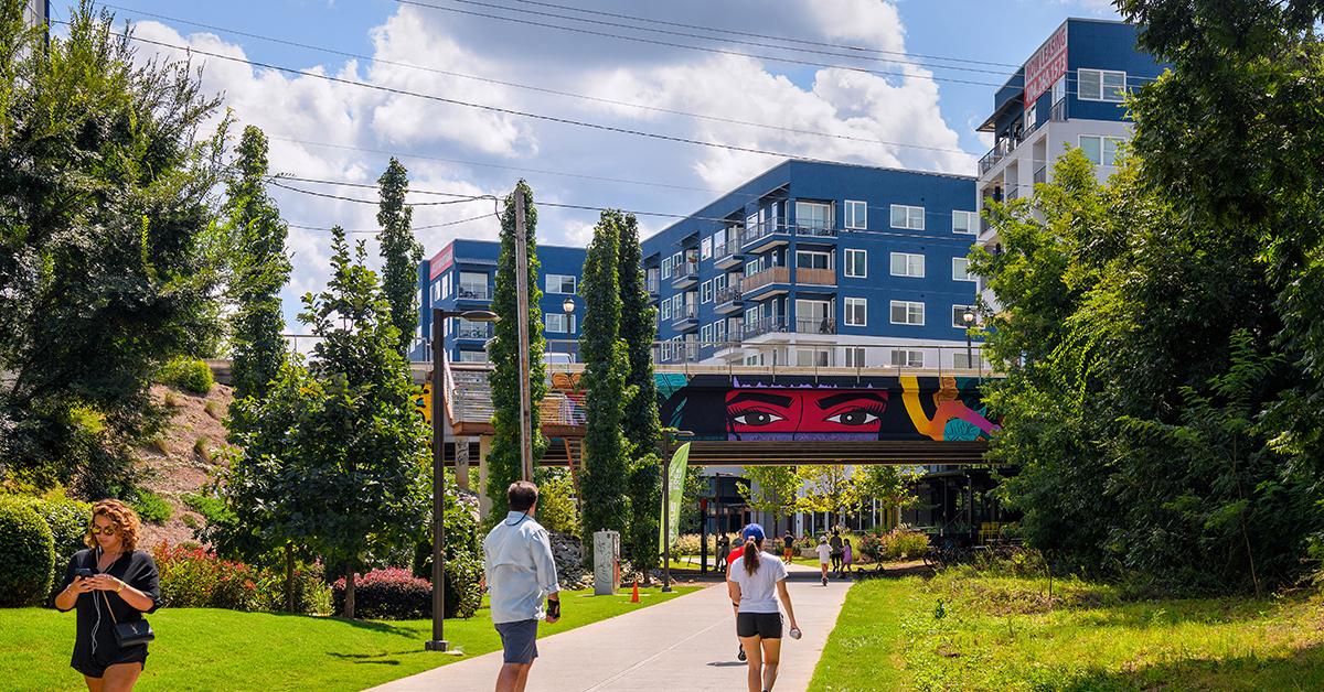 Inman Park Atlanta Beltline Summer 2021