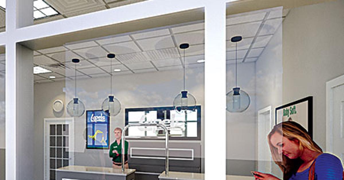 lapels new look woman passing by looking into store web