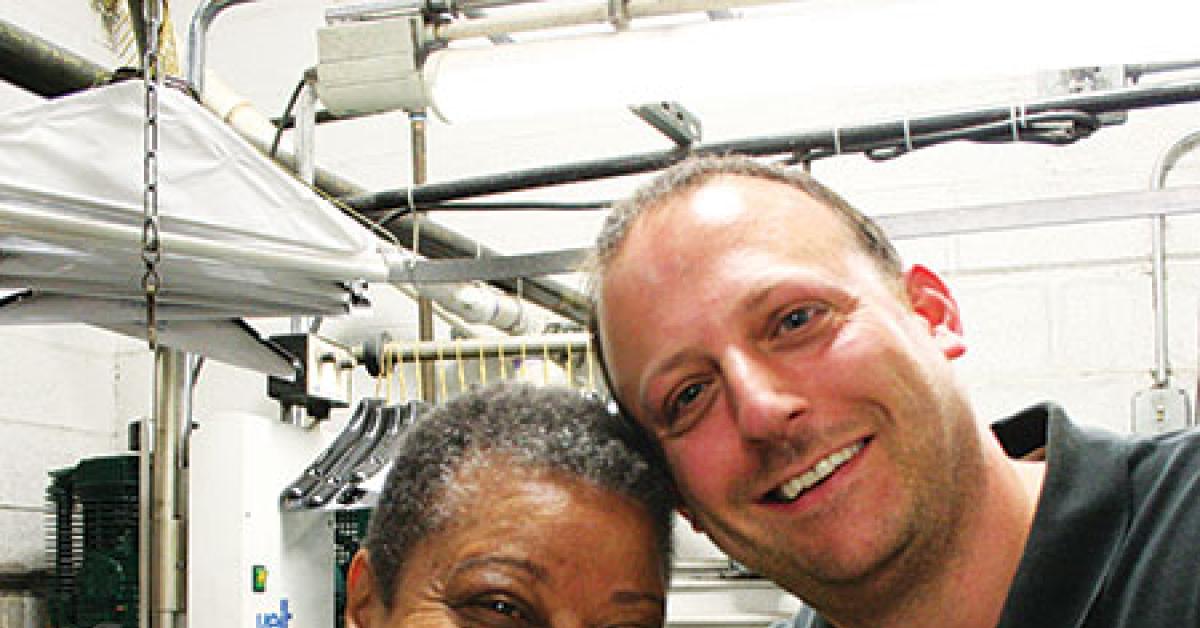 mike bleier and employee smiling img 2281 web