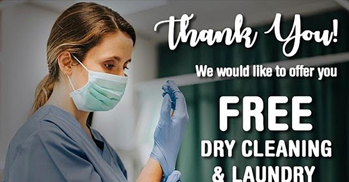 Helping Front Line Responders With Free Cleaning