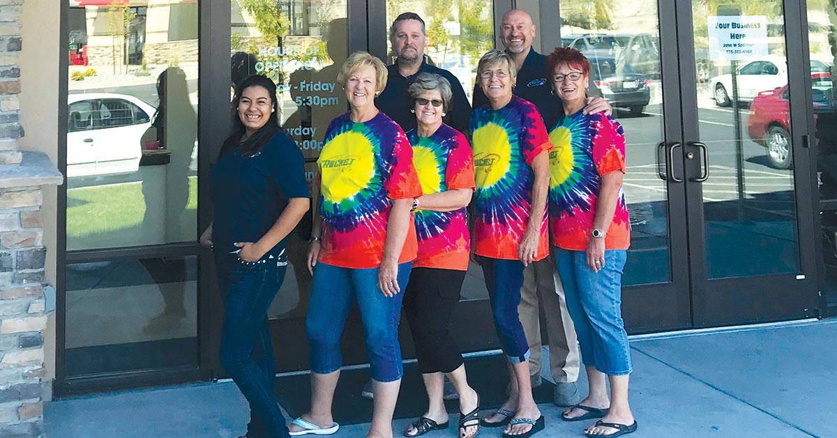 rocket team sideways at front doors w sign above img 1431 web