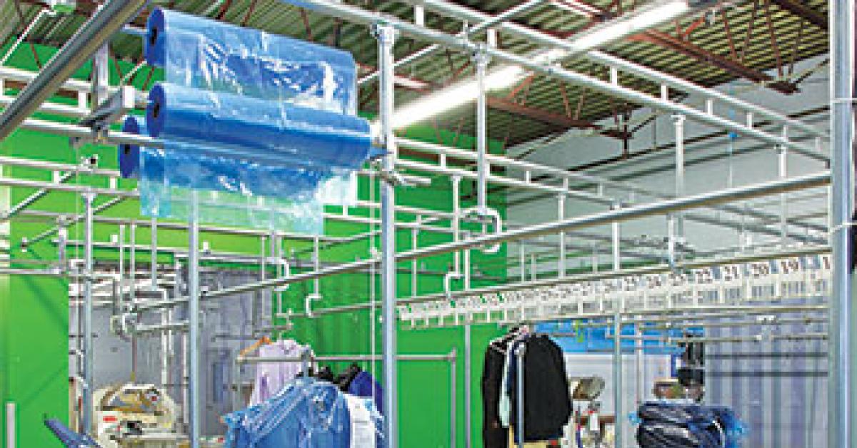 Skylark Dry Cleaners assembly area