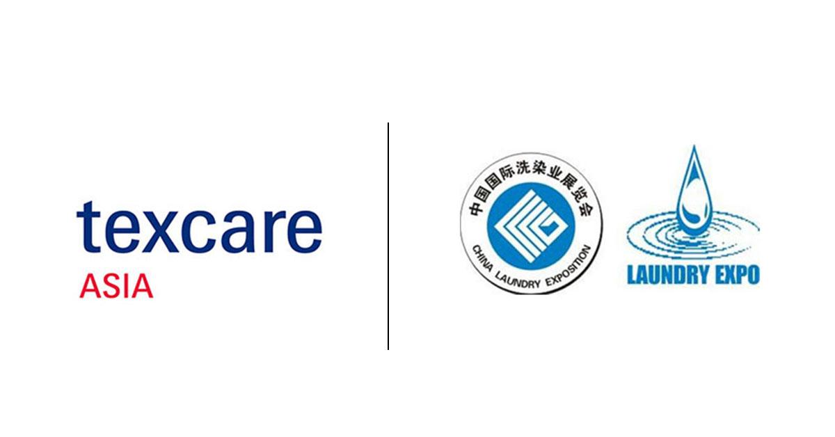 texcare asia china laundry expo logos 2 merge web