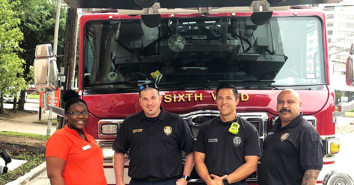 Tide Cleaners Helps These Firemen Loads