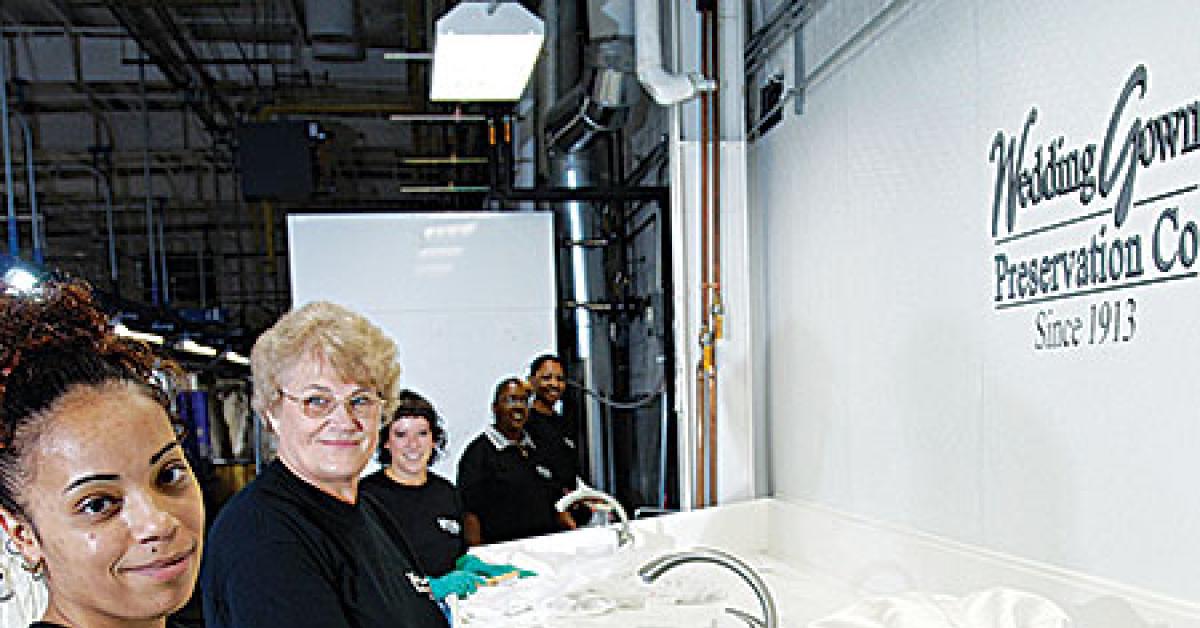 wedding gown preservation clean by hand web