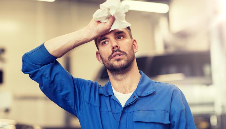 Heat-Stress Prevention for Drycleaning Employees