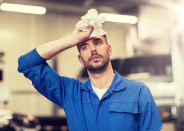 Heat-Stress Prevention for Drycleaning Employees