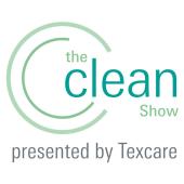 the clean show presented by texcare color logo web